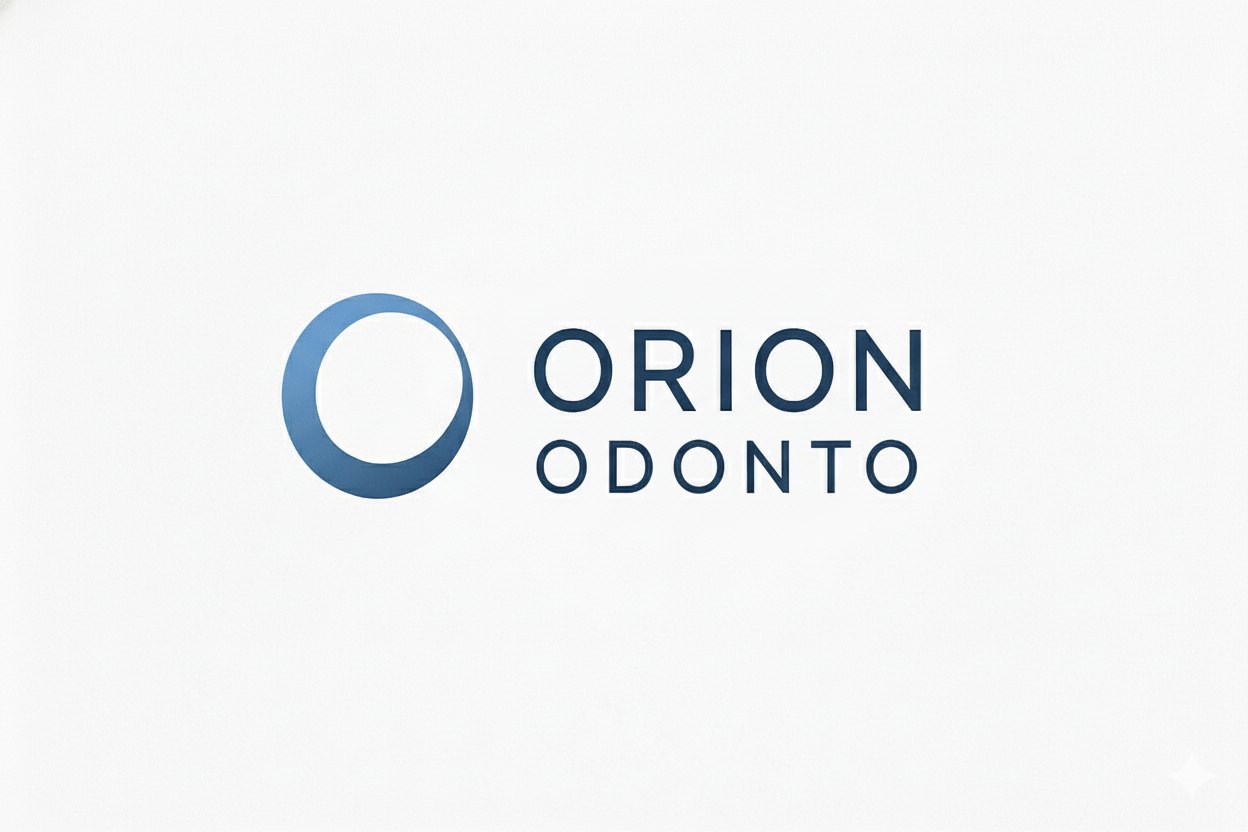 Brand board da identidade visual da Orion Odonto